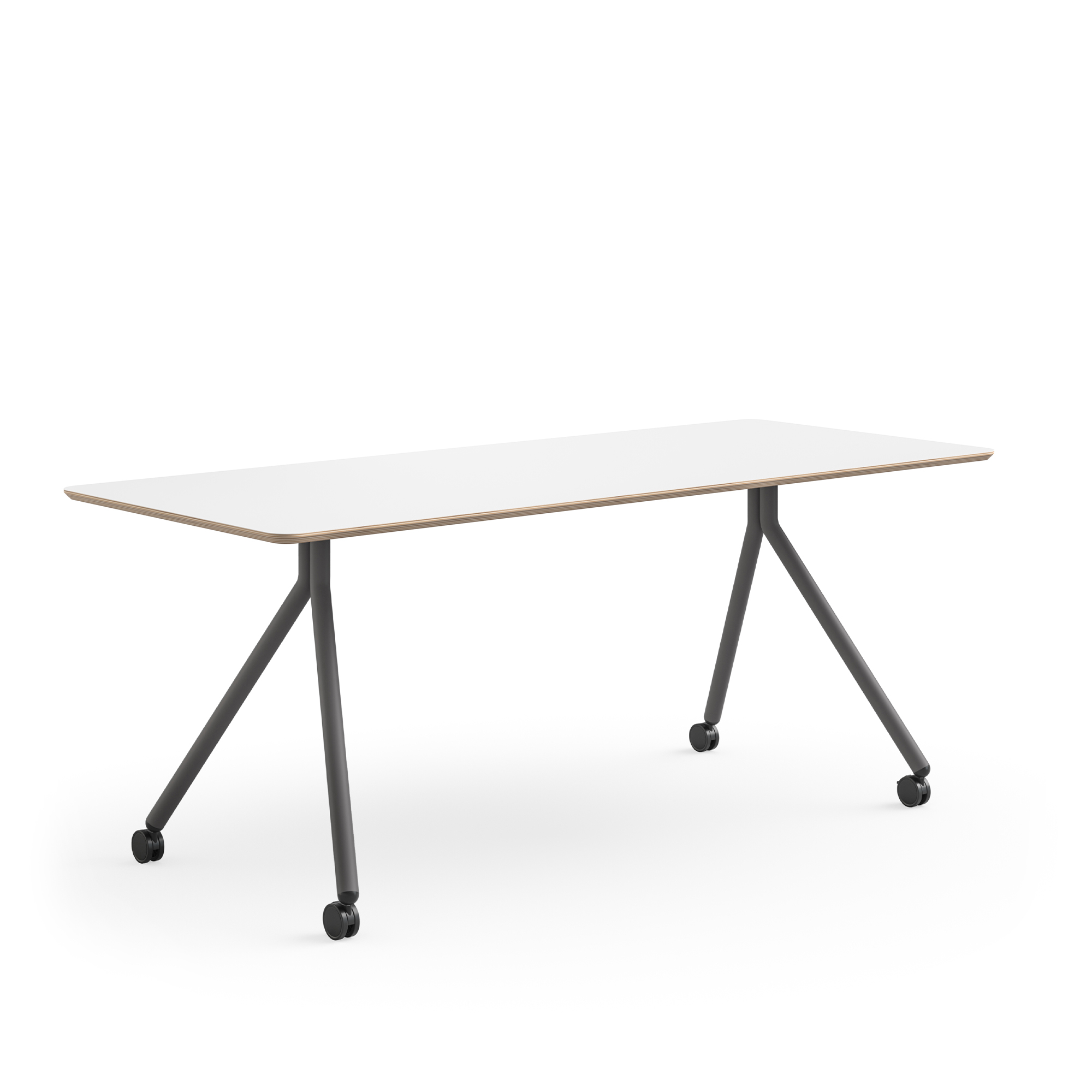 Cromo Training Table, Casters